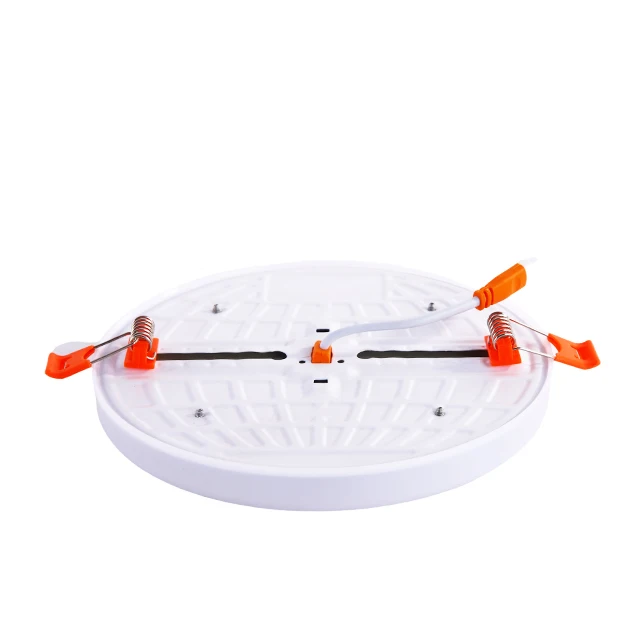 Indoor Panel Lighting Adjustable Recessed Mounted Frameless Round 3D Ceiling Led Panel Lights