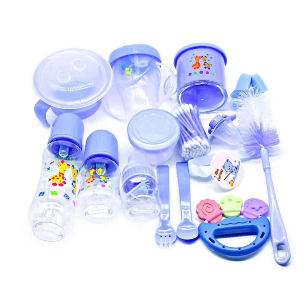 Wholesale baby products of all types baby bottle bank newborn gift set baby feeding bottle set