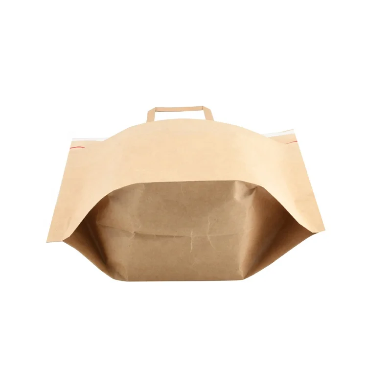 China Wholesale Custom Logo Kraft Paper Shipping Bag with Handles for Mailing Clothes Envelope