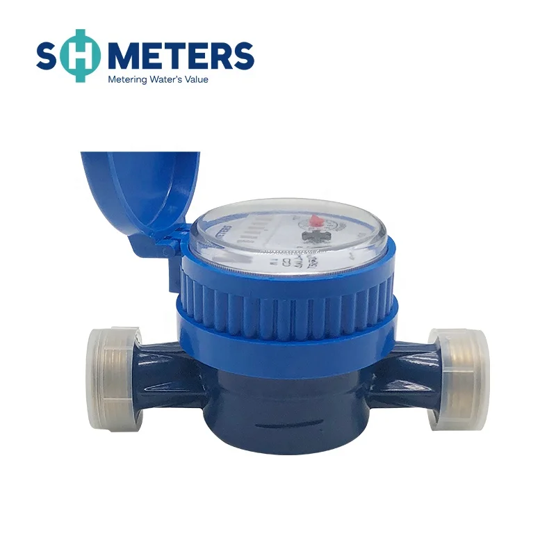 ISO4064 Class B R80 1/2 inch size domestic single jet water meter