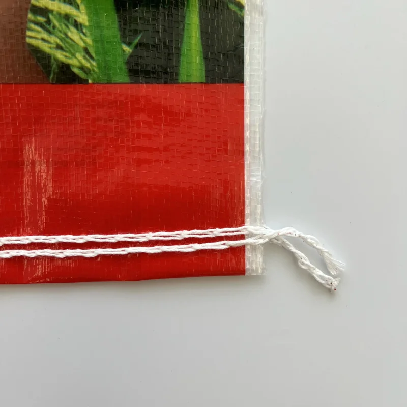 50kg Custom pp woven empty flour grain maize rice packaging corn bags rolls