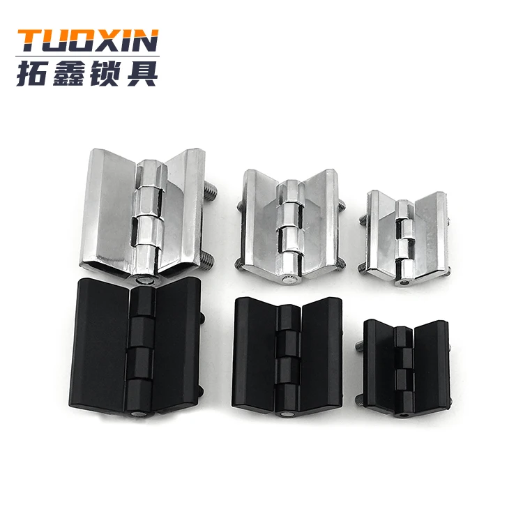Hot Sale Tuoxin CL218 40mm 50mm 60mm  industrial cabinet hinges 180 degree electrical panel door hinges