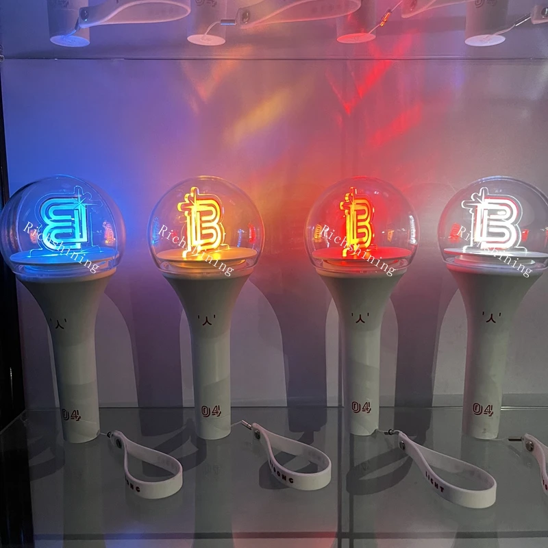 RICHSHINING Заводская поставка EXO светодиодная Фреска OEM форма вращающийся логотип kpop D.O официальная световая палка