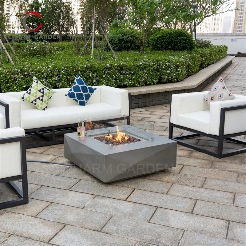 Outdoor Modern Heater Square Shape Fire Pit CZYG093