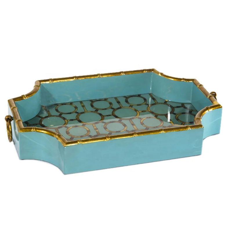 Cocostyles customized handmade high-end marble tray for Xmas gifts American style home decor 2019 ins style