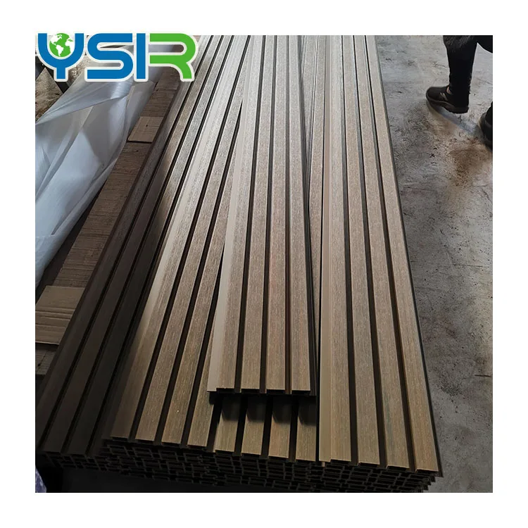 pvc wood wall panel wooden wall outdoor cladding laminated wpc wall panel