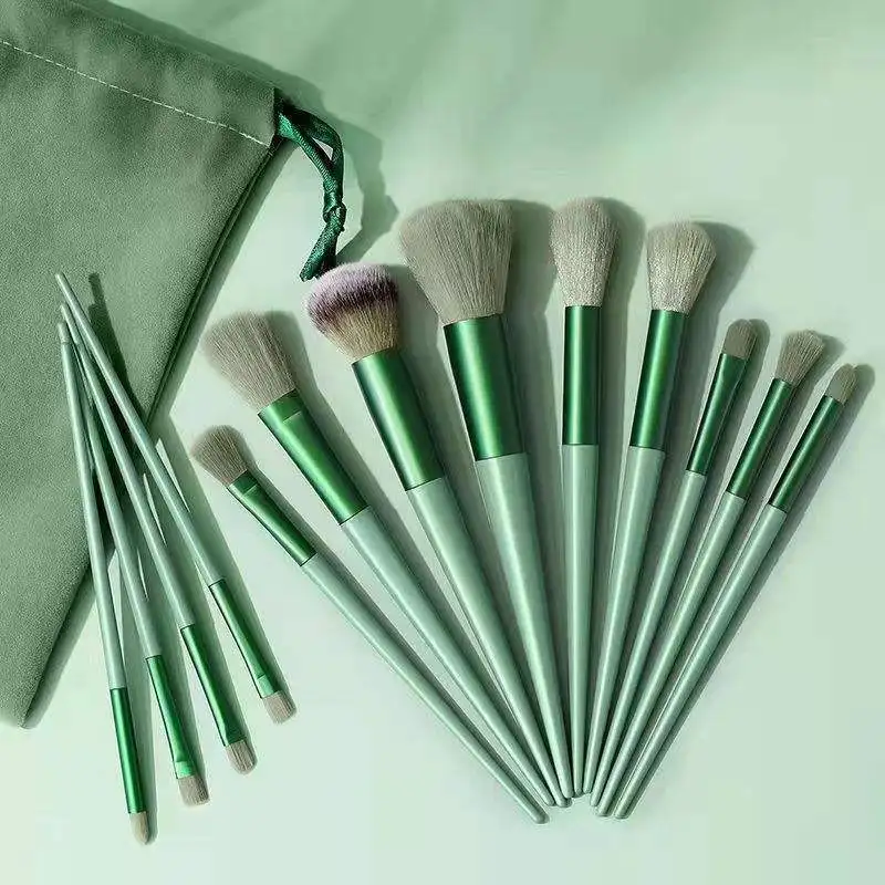 13 PCS Makeup Brushes Set Eye Shadow Foundation Women Cosmetic Brush Eyeshadow Blush Powder Blending Beauty Soft Make Up Tools