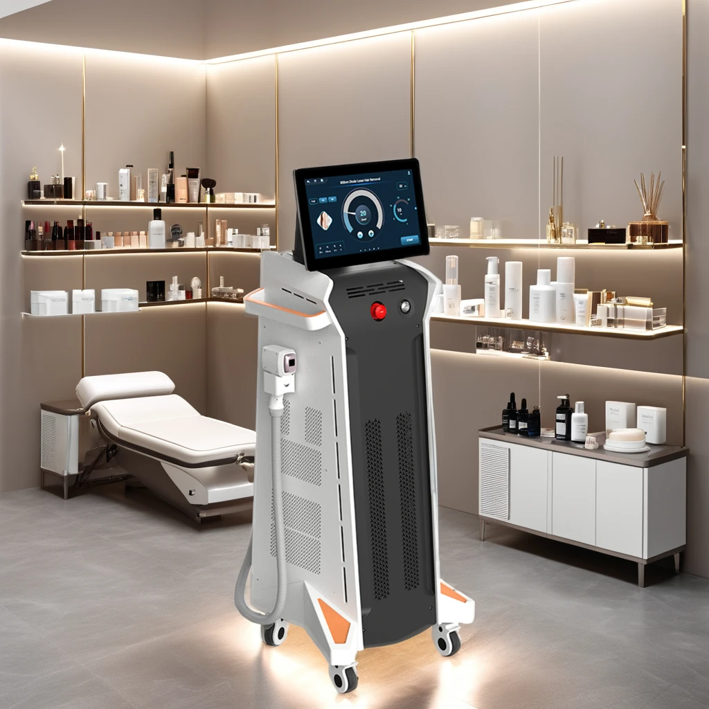 Wholesale 1200w 2 Handles Waterproof Laser Bar Non Crystal Diode Laser Hair Removal Machine for Sale