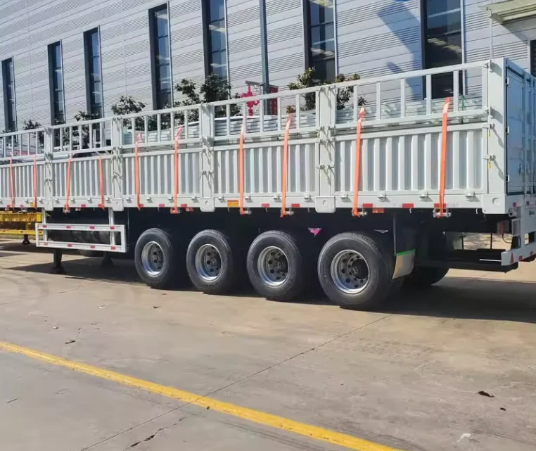 Hot selling 3 4 Axels 10m-18m 50 ton 80 ton transport semi-trailer 100 ton low chassis truck trailer for sale