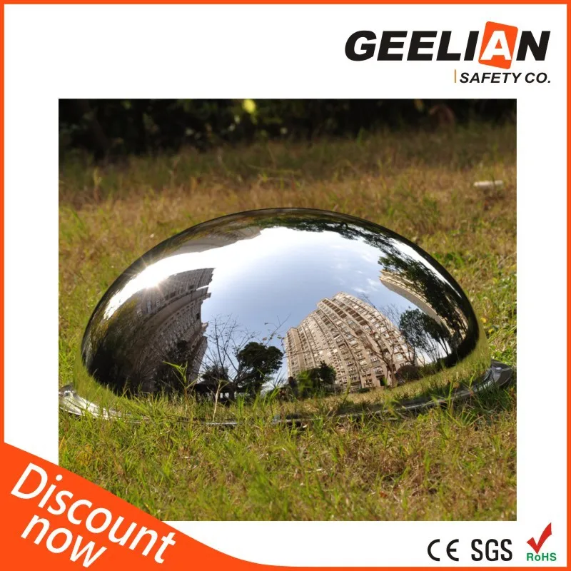 Wide Angle 360 degree Security Reflective Acrylic Convex Full Dome Mirror For Shopping Mall