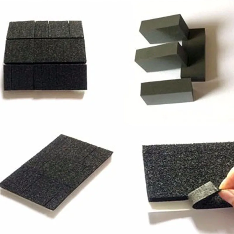 Customized cutting adhesive silicone rubber conductive gasket,customization of different sizes conductive silicone gaskets