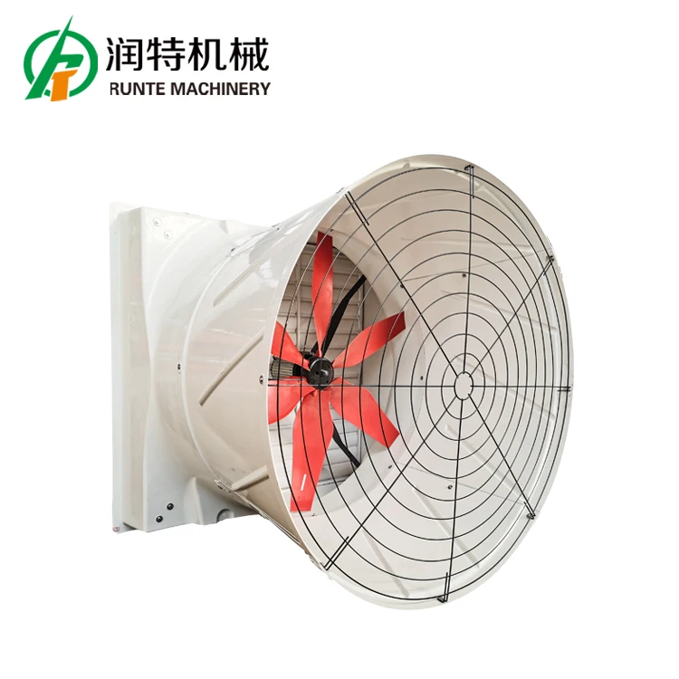 QiluRunte New Product 1630  Model  55inch/54inch Poultry Farm Exhaust Plastic Blades Cooling Centrifugal Ventilation Fan