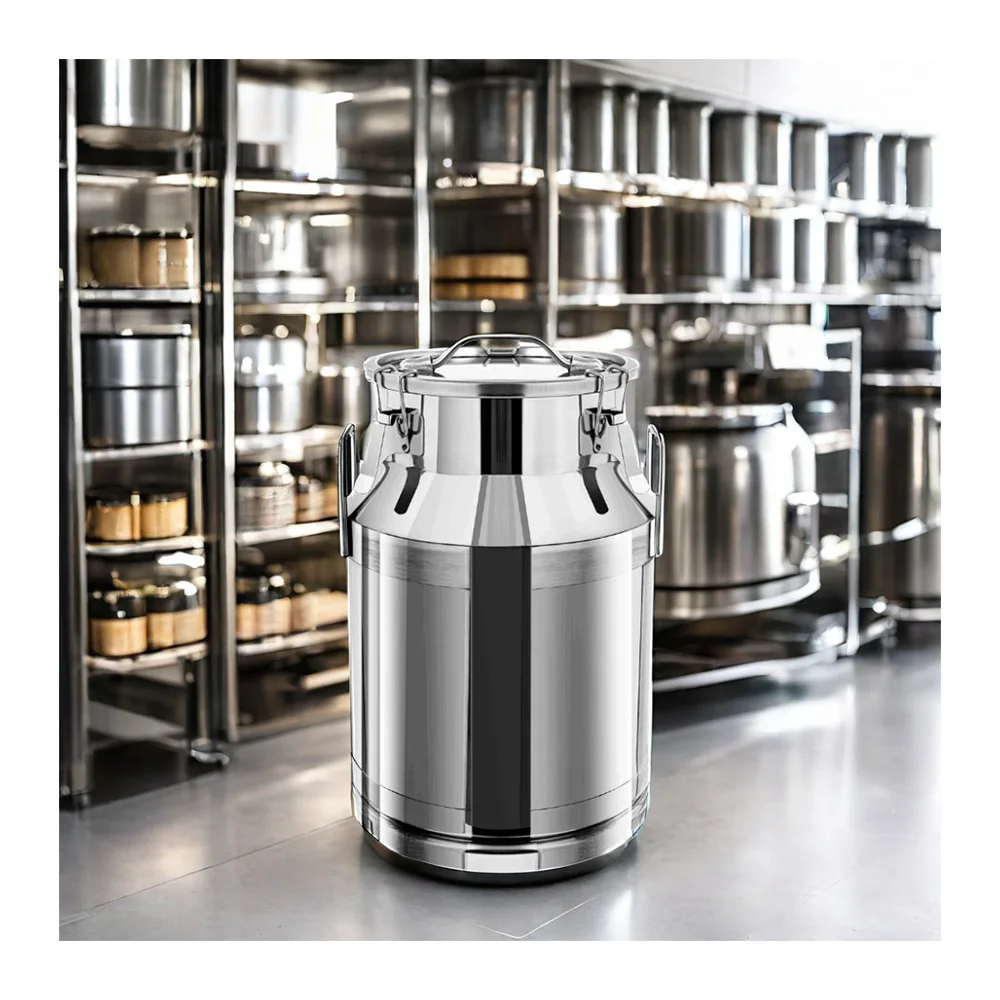 25L Stainless Steel Insulation Barrel Sealed Lid Commercial Fermentation Water Jug Hotel Restaurant Liquid Milk Storage Tank