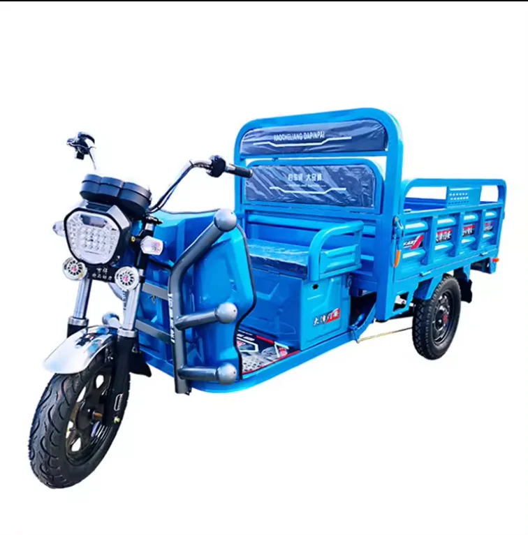 easy and convenient Red/Blue/Green 1 Ton A Power 1200W Platform Electric Trolley tricycle