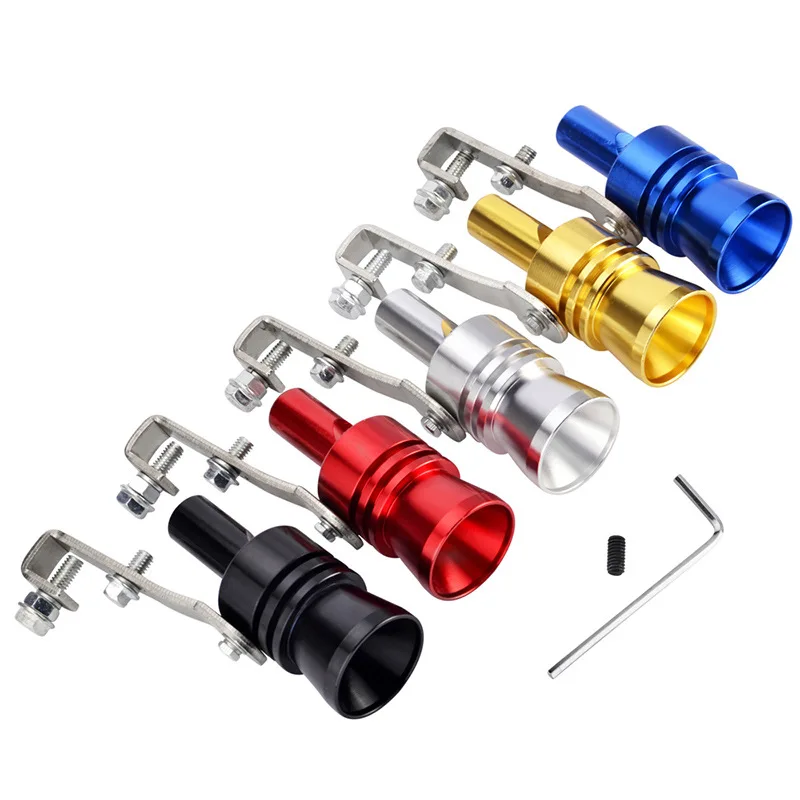 Car Modification Universal silbato simulador de turbo Car Turbo Sound Whistle Pipe Car Accessories Turbo Sound Exhaust Whistle