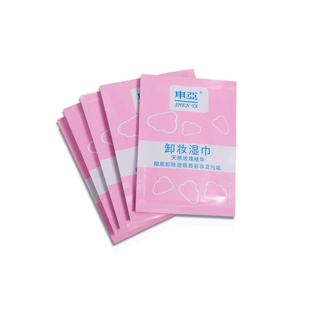 Facial Cleansing Wipes Removes Makeup Mascara Dirt and Oil Disposable Extractable Wet Tissue