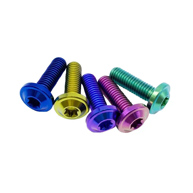 High standard Disc head screws TITANIUM SCREWS