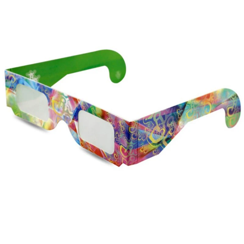 Paper Spectrum Separated Chromadepth 3d Glasses Watching Movie Cardboard glasses