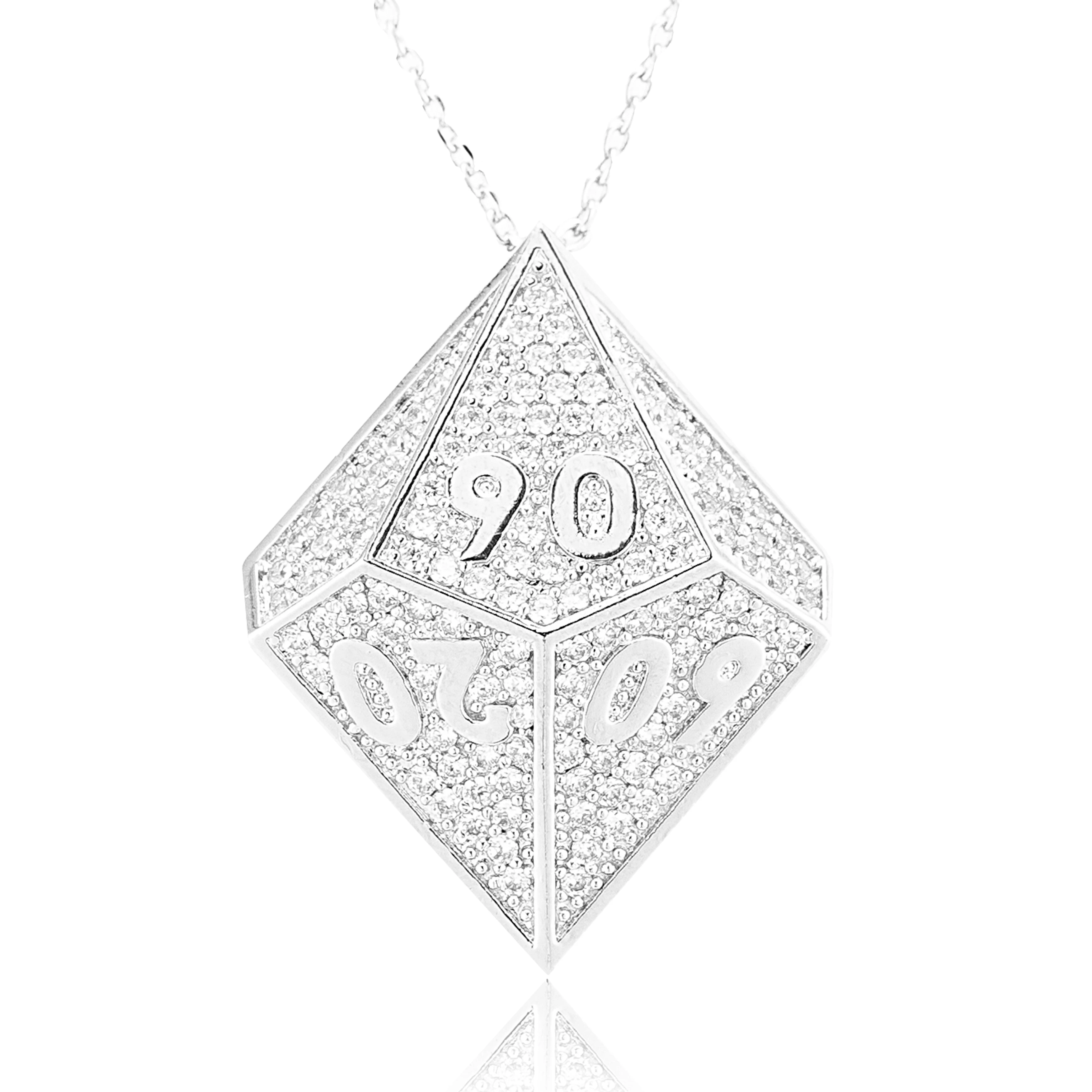 Mini Planet DND Ear Stud D20 Jewelry Board Game Dungeons and Dragons Peripheral Products DND DICE necklace Earring