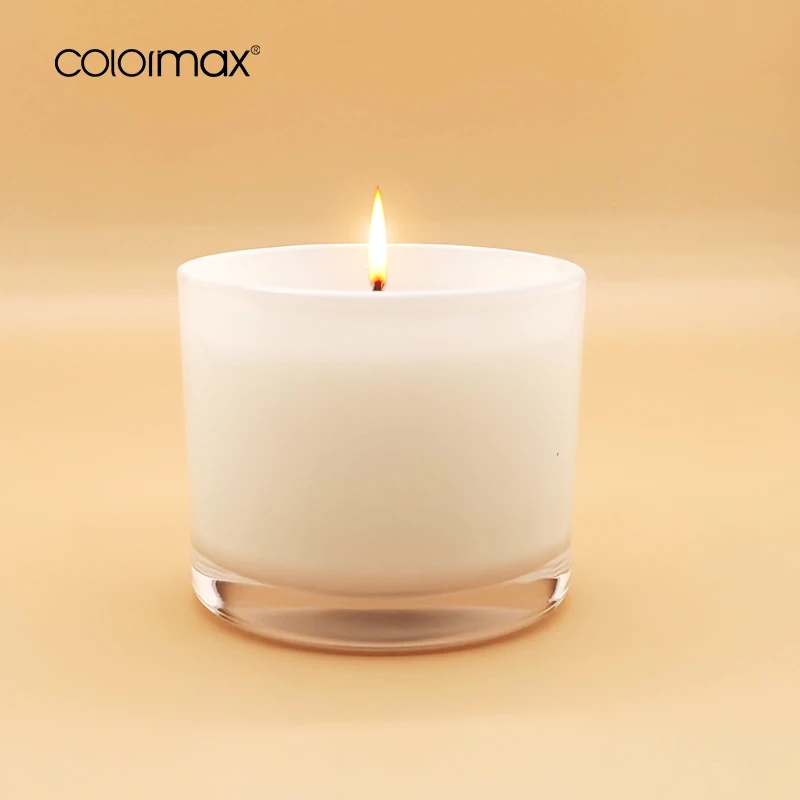 Wholesale Colored Glass Candle Jar Transparent Candle Containers With High Quality