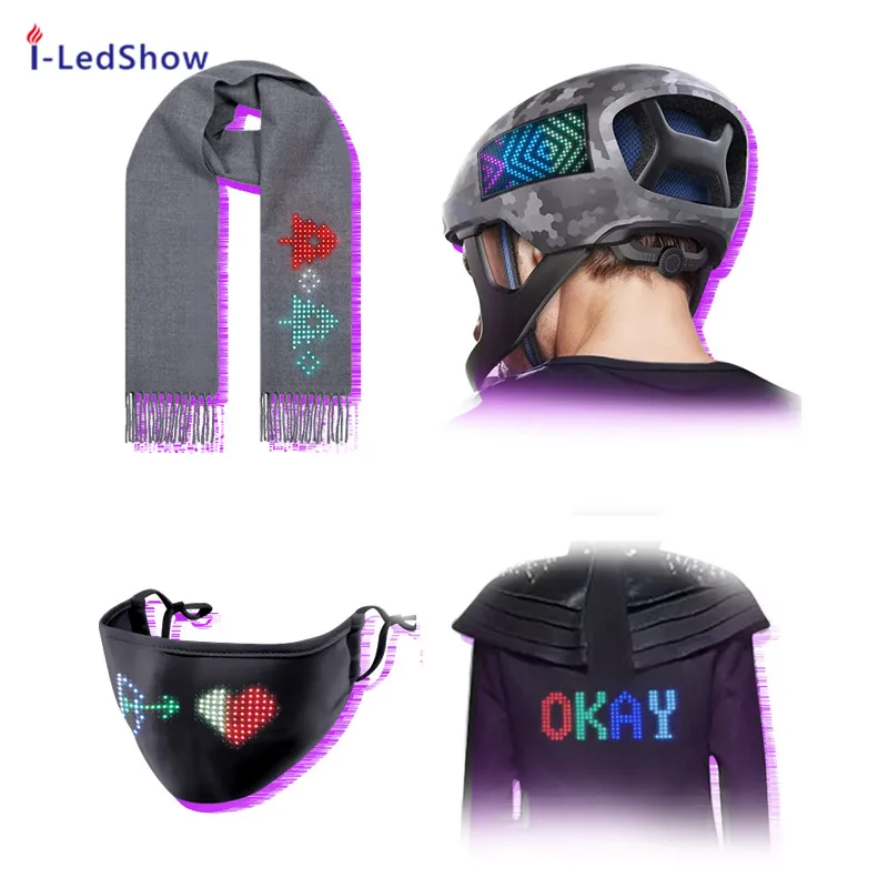 iledshow Custom El T Shirt led Sheets Tv Oled Screen Pix Signage P2.5  Display Panels  Indoor Flexible Led Panel