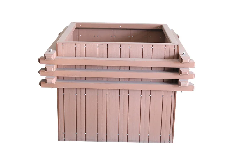 Natural Feeling Big Flower Pot Garden WPC Flower Planter Box