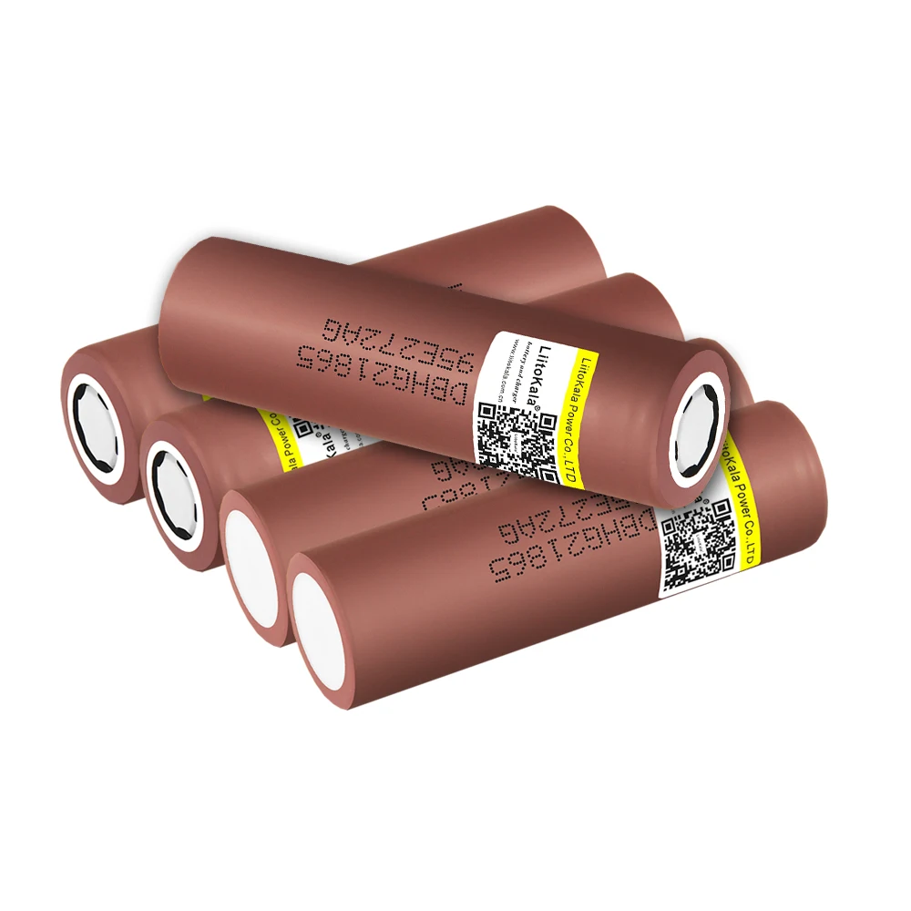 Hot LiitoKala New Original 3.7v 18650 HG2 3000mAh Lithium Rechargeable Batteries Continuous Discharge 30A For Drone Power Tools