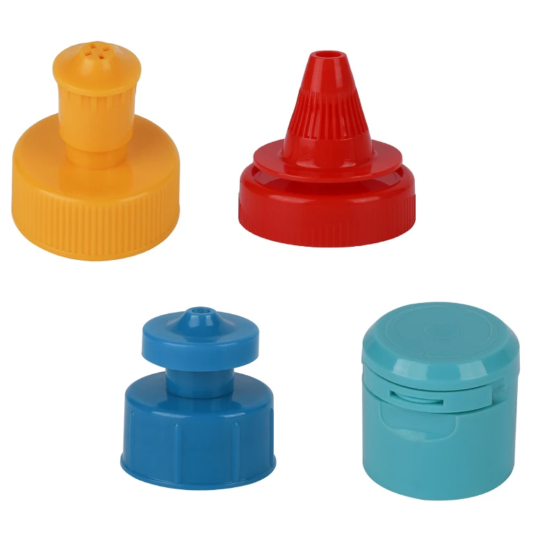 38/400 28/410 28/400 28/415 Smooth Ribbed Closure Lids Push Pull Cap Plastic Shampoo Bottle Twist Cap Twist Top Cap
