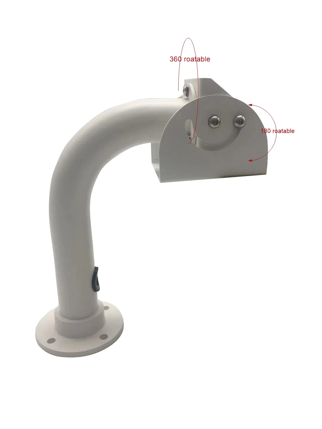 OEM Surveillance accessories metal L-shaped waterproof Wall mounting CCTV Camera Bracket