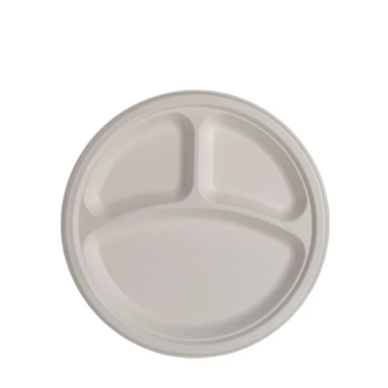 Одноразовая тарелка из сахарного тростника