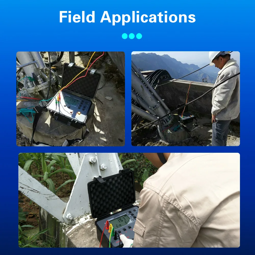 Upgraded version ES3000 online earth resistance tester