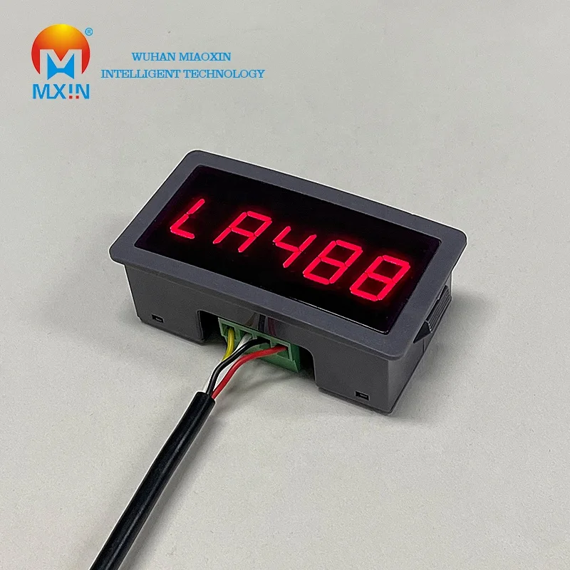 Industrial 3/4/5/6 bit Red waterproof RS485 serial port meter led digital tube display MODBUS-RTU