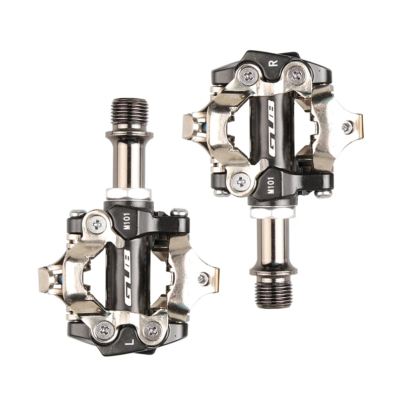 GUB Bicycle Pedal MTB Aluminum Alloy Chromium Molybdenum Steel Bearing Self-locking No Clip Pedal Splint Bicycle Accessories