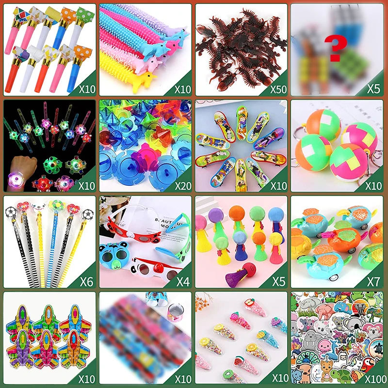 Fidget Toy Pack Party Favors Toys Assortment for Kids Carnival Prizes, Classroom Rewards,Pinata Stuffers