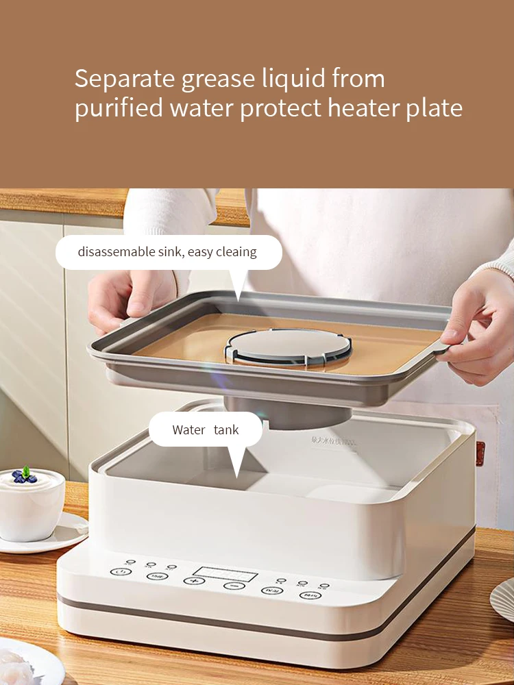 3  layers stackable container of total 27L Electric Food Steamer pot cooker big capacity steamed stuffed bun