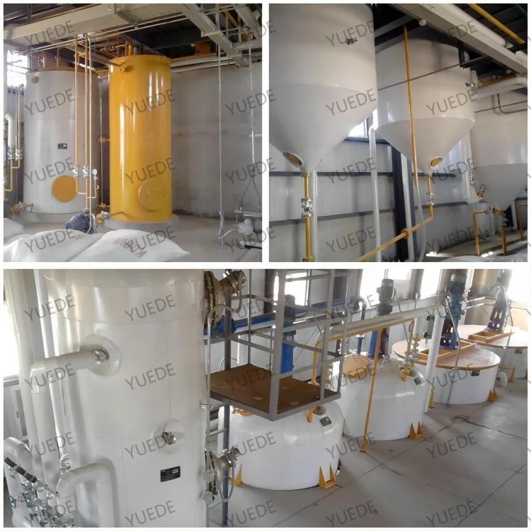 oil press machine 10 tons cooking oil refinery manufacturer for sunflower peanut rice bran corn germ oil