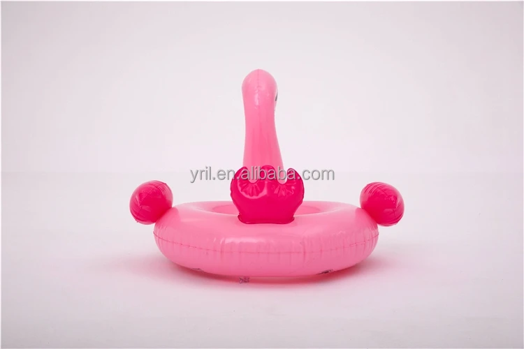 Pink Flamingo Inflatable Floats Pool Float Swimming Pool Ring for Kids and Adults PVC Water Toy