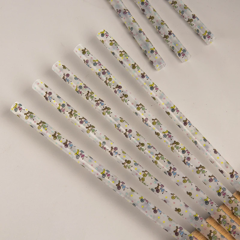 12 inch design printed straws, 10 mm reusable PP hard plastic printing straw, zebra decorative design straw for 40 tumblers mugs