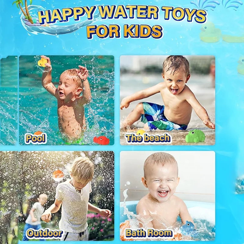 Silicone Quick Fill Self Sealing Splash Balls Refillable Reusable Water Bomb Balloons For Kids Water Fight