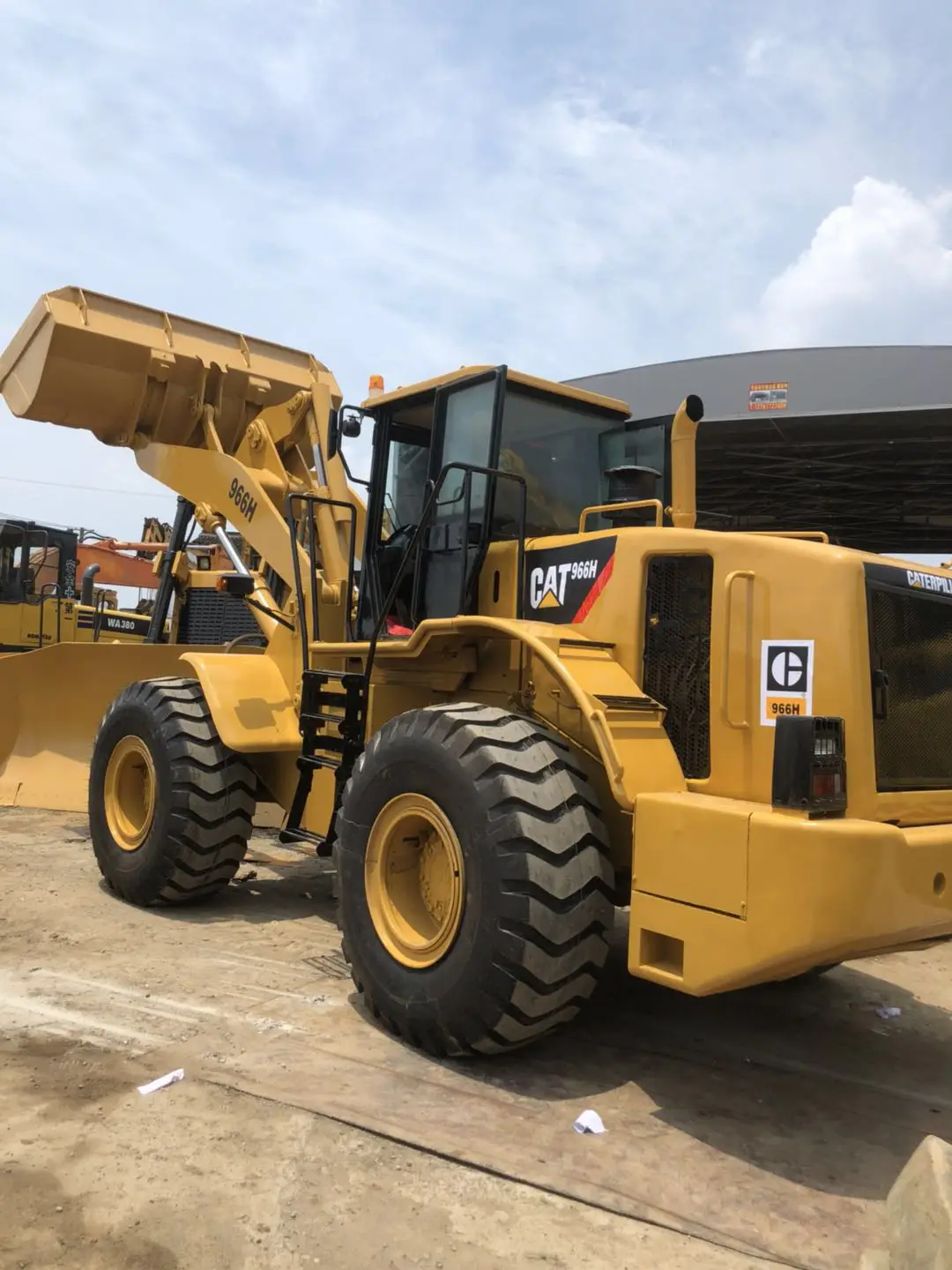 good price machine used Wheel front loader cat 966H Wheel loader heap price Caterpillar used cat 966H wheel loader