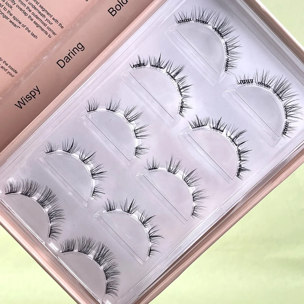 High Quality Wispy Diy Cluster Eyelash Extension Kit Wholesale Custom Logo Cluster Lashes Kit Eye Lash Segments Segment Diy Lash