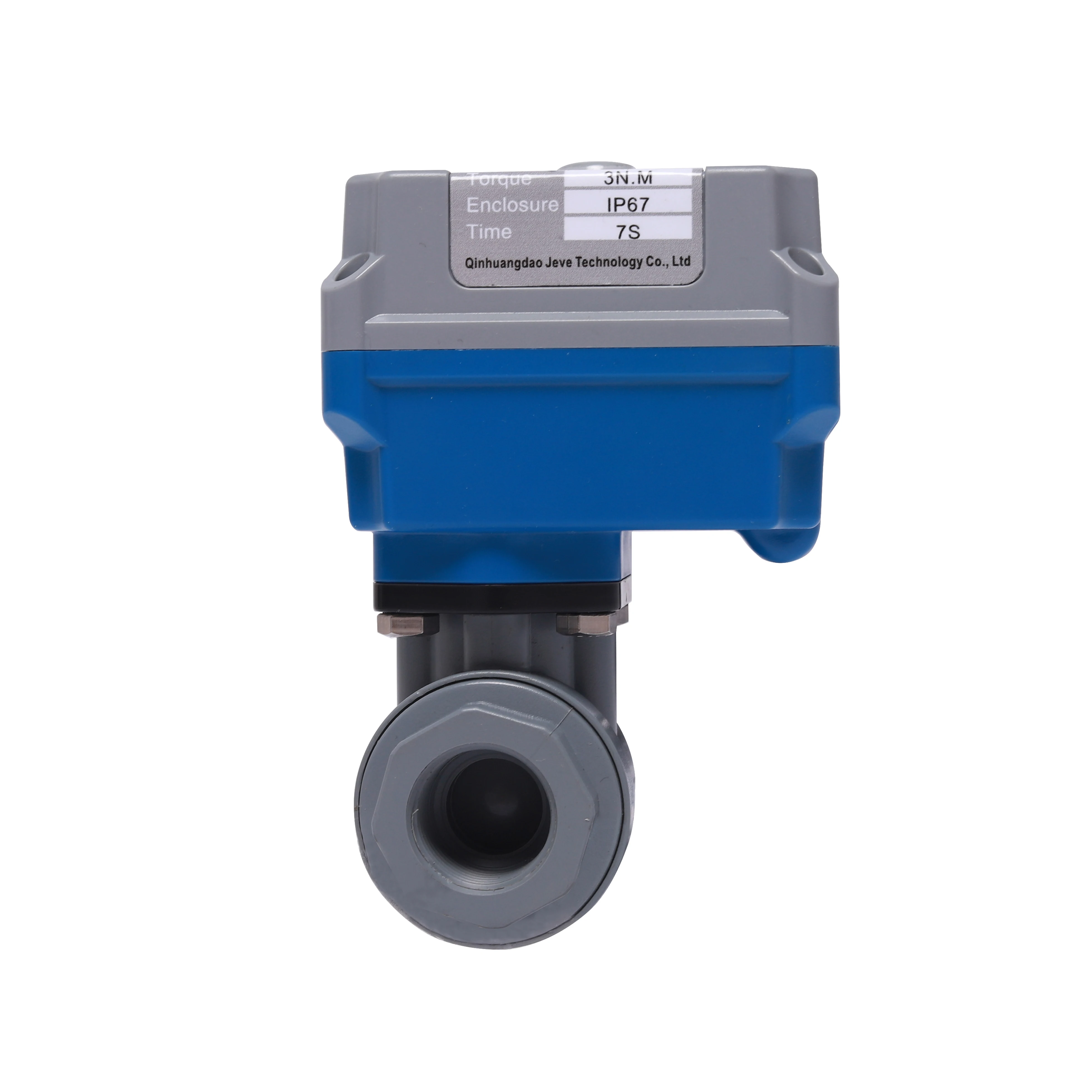 DN15-DN25 Three lines and one control AC220V/DC 24V  CPVC EPDM mini electric water 2way ball valve