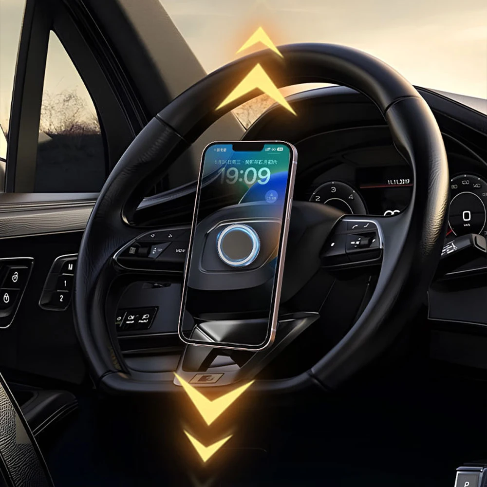 Customized Package Durable Strong Magnets Car Phone Holder Mount Compatible iPhone 15 Pro Max 14 13 12
