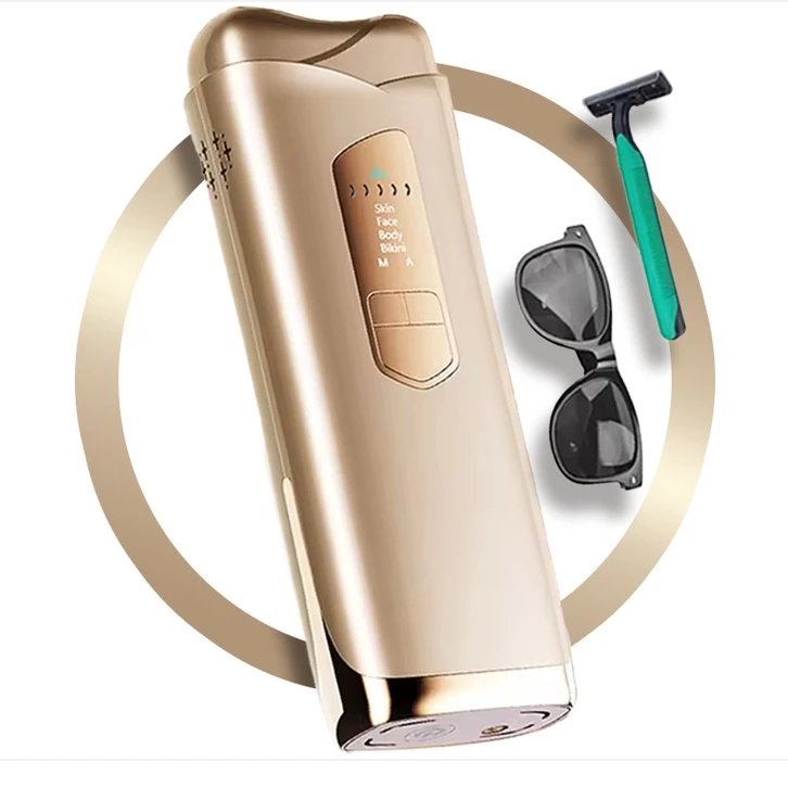 Best selling 5 gears adjustable ice cool IPL Epilator pain free freezing point laser epilator Ipl laser hair removal handset