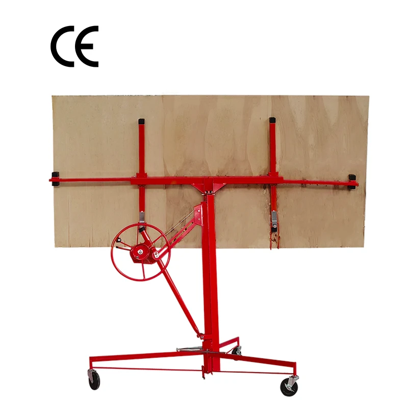 Factory Sales High Quality Adjustable Lift Drive Gypsum Lift 11FT Sheetrock Drywall Lift Panel Hoist Jack