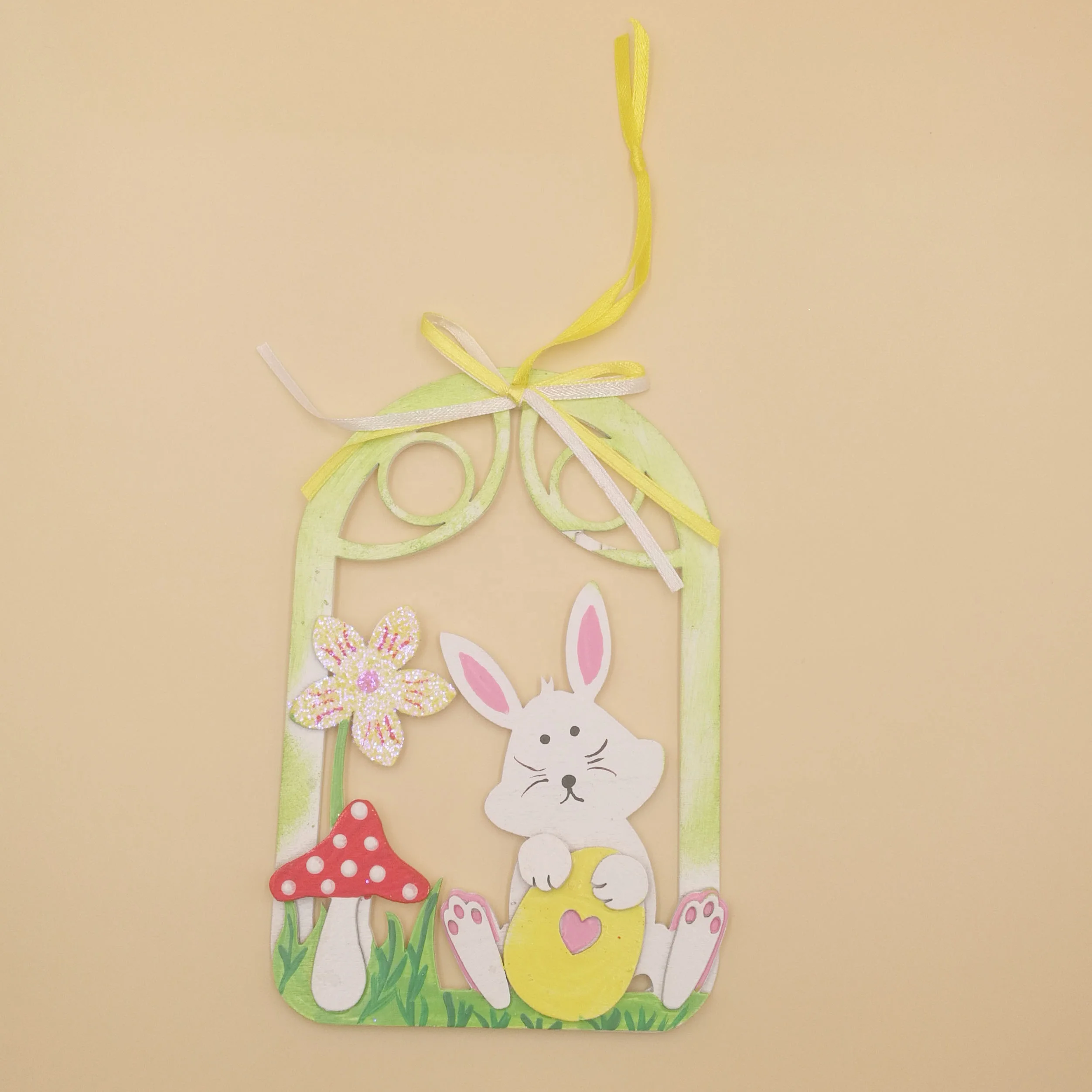 Мой первый Пасхальный деревянный кролик табличка карта пункт пасхальное украшение