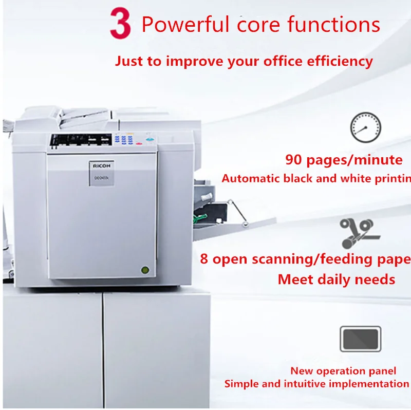 Горячая Распродажа Ricoh DD2433C цифровая печать все-в-одном 2433 скорость печати машина вместо