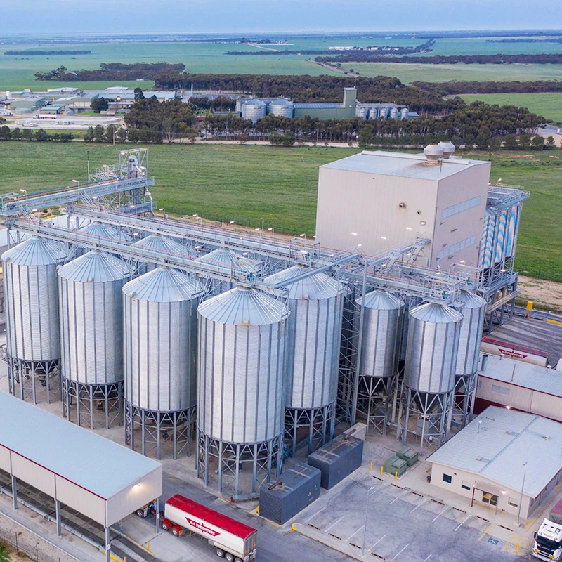 200ton per day poultry balanced complete pellet feed production line with 2000ton silos