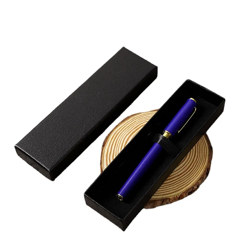 Hot high-end world cover rectangular gift pen box Business gift packaging a variety of color pen box