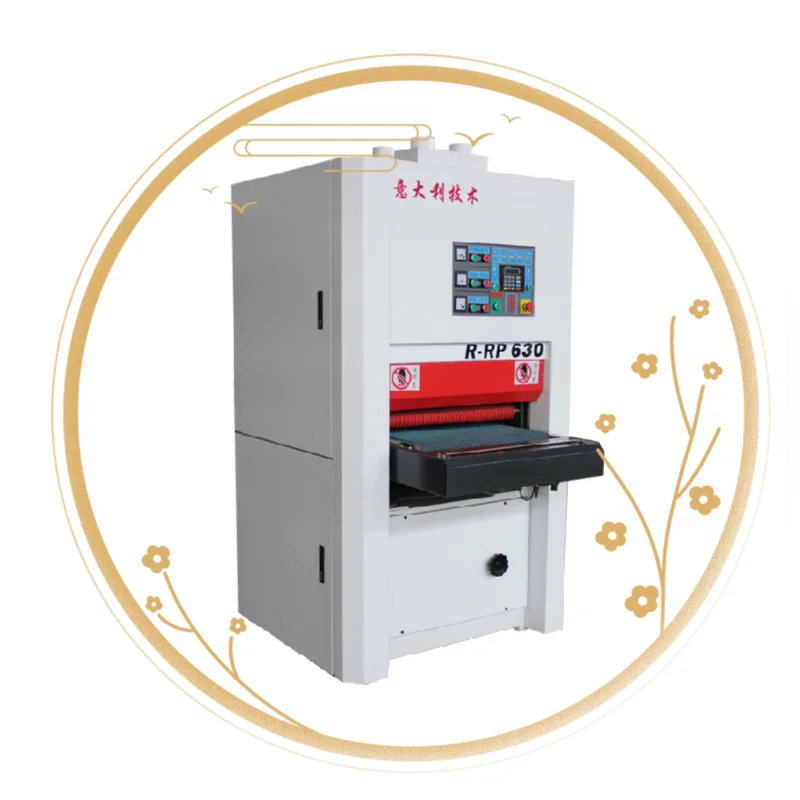 R-RP630 Woodworking floor cabinet door sanding machine heavy duty automatic wide belt sander machine for wood